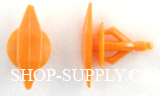 Orange Nylon Weatherstrip Retainers